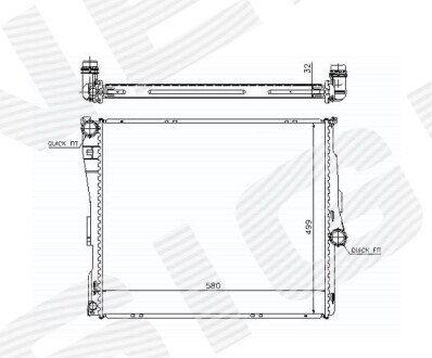 РАДИАТОР Signeda RA60803A