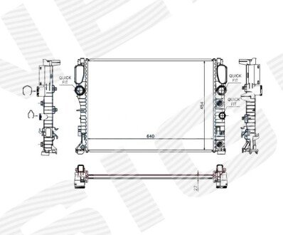 РАДИАТОР Signeda RA62792Q