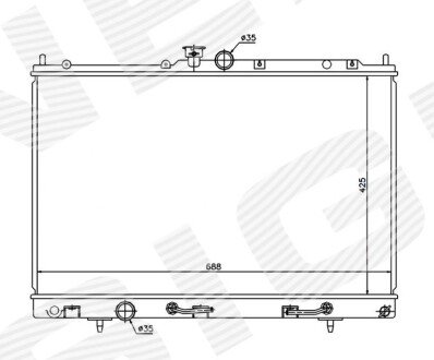 РАДИАТОР Signeda RA62893Q