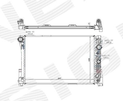 РАДИАТОР Signeda RA67168Q