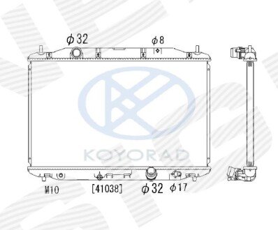 РАДІАТОР | HONDA CIVIC HB, 06 - 11 Signeda RA68135Q