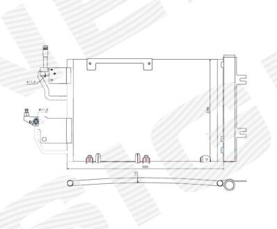 РАДИАТОР КОНДИЦИОНЕРА Signeda RC940052