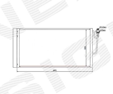 РАДИАТОР КОНДИЦИОНЕРА Signeda RC940118