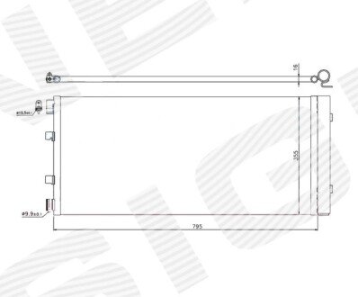 РАДИАТОР КОНДИЦИОНЕРА Signeda RC940158Q