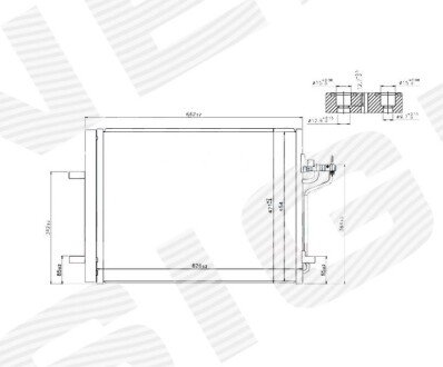 РАДІАТОР КОНДИЦІОНЕРА | FORD C-MAX, 11.10 - 12.14 Signeda RC940183Q