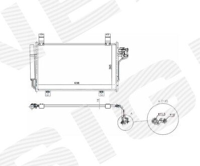 РАДІАТОР КОНДИЦІОНЕРА | MAZDA CX-5, 12 - 17 Signeda RC940326