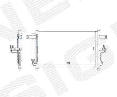 РАДИАТОР КОНДИЦИОНЕРА Signeda RC94453A