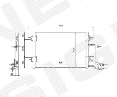 РАДИАТОР КОНДИЦИОНЕРА Signeda RC94593