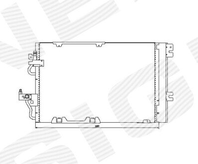 РАДИАТОР КОНДИЦИОНЕРА Signeda RC94807 (фото 1)