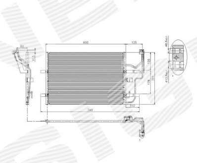 РАДИАТОР КОНДИЦИОНЕРА Signeda RC9492694902