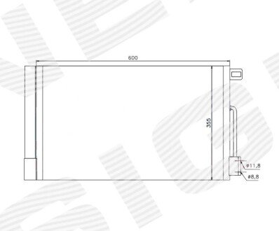 РАДИАТОР КОНДИЦИОНЕРА Signeda RC94973