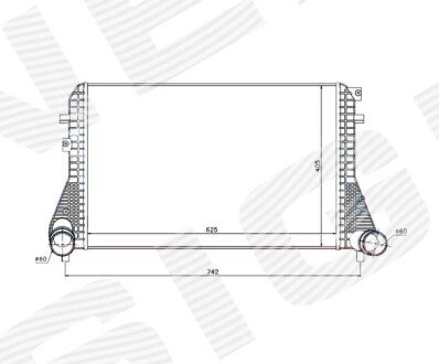 ІНТЕРКУЛЕР | VW PASSAT (B7, EURO TYPE), 11 - 14 Signeda RI96542