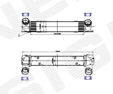 ІНТЕРКУЛЕР | BMW 3 (E92/E93) COUPE/CABRIO, 09.06 - 03.10 Signeda RI96725 (фото 1)