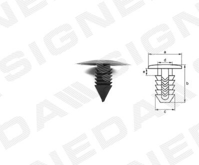 ПЛАСТМАСОВІ КРІПЛЕННЯ | RENAULT MASTER (T/P), 08.80 - 07.98 Signeda T39310