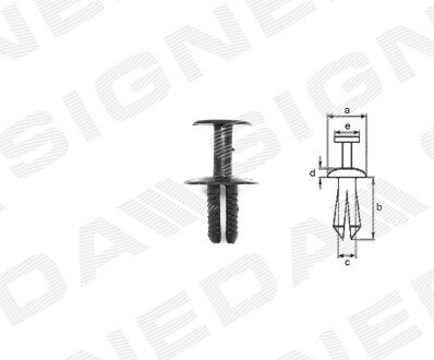 ПЛАСТМАССОВЫЕ КРЕПЛЕНИЯ Signeda T47110