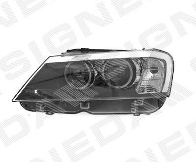 ПЕРЕДНЯ ФАРА | BMW X3 (F25), 11.10 - 04.14 Signeda ZBM111314L