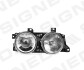 ПЕРЕДНЯ ФАРА | BMW 7 (E32), 10.86 - 09.94 Signeda ZBM1114R (фото 1)