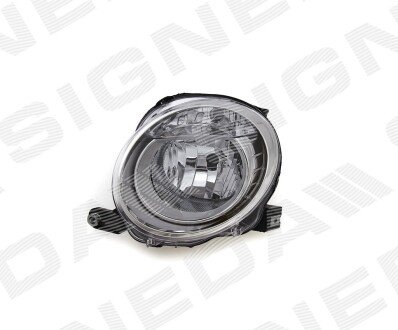 ПЕРЕДНЯ ФАРА | FIAT 500 (312), 07 - 15 Signeda ZFT111089L