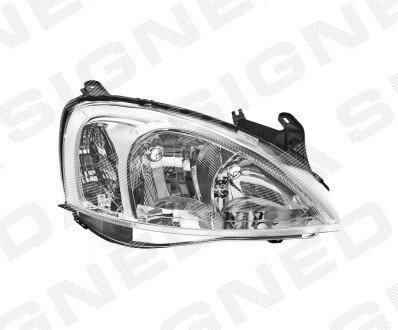 ПЕРЕДНЯ ФАРА | OPEL COMBO (C), 10.03 - 10.10 Signeda ZOP1125BR