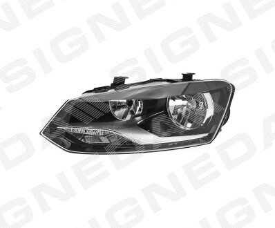 ПЕРЕДНЯ ФАРА | VW POLO (V), 09 - 17 Signeda ZVW11D6L