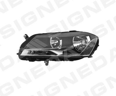 ПЕРЕДНЯ ФАРА | VW PASSAT (B7, EURO TYPE), 11 - 14 Signeda ZVW11G5ML