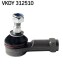 Наконечник тяги рульової Chrysler Voyager IV/Dodge Caravan 00-08/Avenger 07-14/Calibre/Journey 06- SKF VKDY312510 (фото 1)