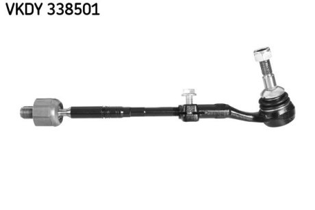 Тяга рульова (з наконечником) (R) BMW 1 (E81/E87)/3 (E90/E91) 04-16 (L=273.5mm) SKF VKDY338501