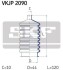 Комплект пылника, рулевое управление SKF VKJP 2090 (фото 2)