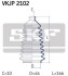 Комплект пылника, рулевое управление SKF VKJP 2102 (фото 2)