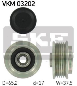 Шків генератора SKF VKM03202