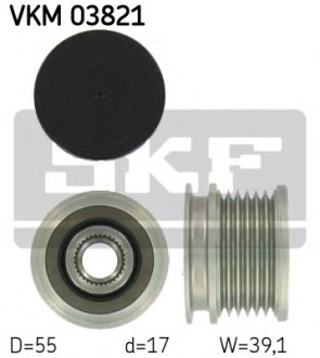 Шків генератора SKF VKM03821