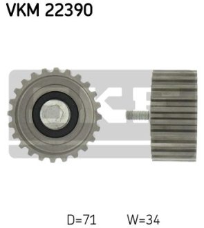 Шкив приводного пояса SKF VKM22390