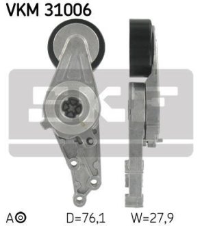 Натяжитель ремня, клиновой зубча SKF VKM 31006