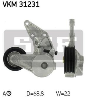 Ролик натяжний SKF VKM31231