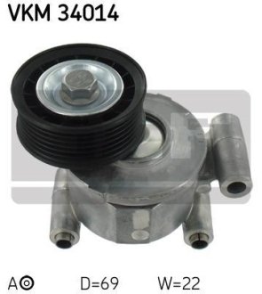 Натяжитель ремня, клиновой зубча SKF VKM 34014