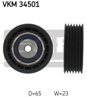 Паразитный / ведущий ролик, поликлиновой ремень SKF VKM34501