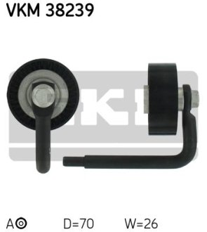 Ролик натягувача SKF VKM38239