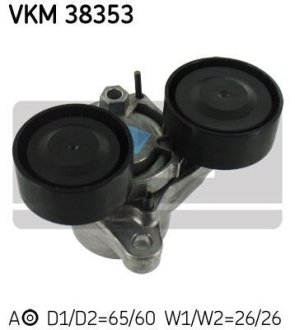 Ролик ременя грм натяжний BMW 3/5/6/7/X1/X5/X6 "2,0-3,0 "07>> SKF VKM38353