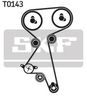 Комплект ремня ГРМ SKF VKMA02186