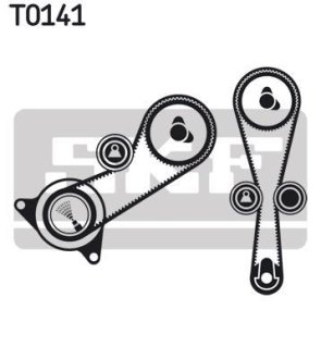 Ремінь ГРМ (набір) SKF VKMA07302