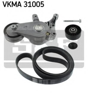 Поликлиновой ременный комплект SKF VKMA31005