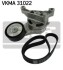 Ремкомплект ГРМ AUDI/SEAT/VW A3/Altea/Golf "1,9-2,0 "03>> VKMA31022