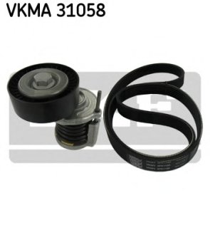 Поликлиновой ременный комплект SKF VKMA31058