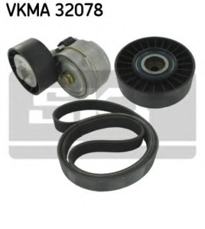 Поликлиновой ременный комплект SKF VKMA32078