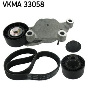 Поликлиновой ременный комплект SKF VKMA33058