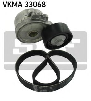 Поликлиновой ременный комплект SKF VKMA33068 (фото 1)