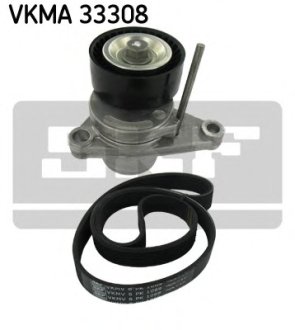 Поликлиновой ременный комплект SKF VKMA33308 (фото 1)