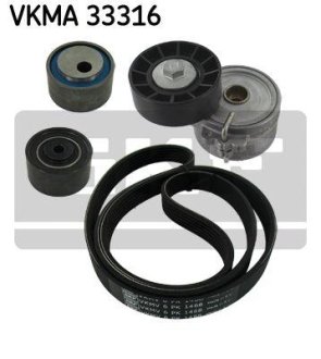 Поликлиновой ременный комплект SKF VKMA33316