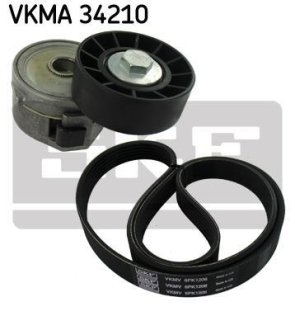 Поликлиновой ременный комплект SKF VKMA34210