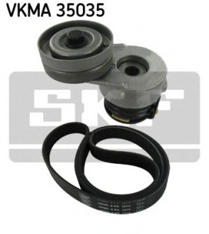 Поликлиновой ременный комплект SKF VKMA35035